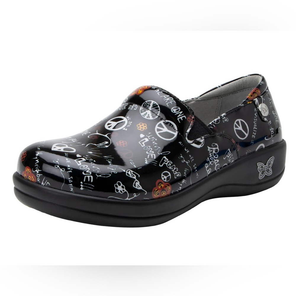 Alegria Keli Peace & Love Professional Clog Size 8/8.5